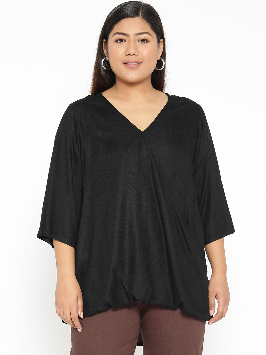 Stylish Plus Size Women Casual Top