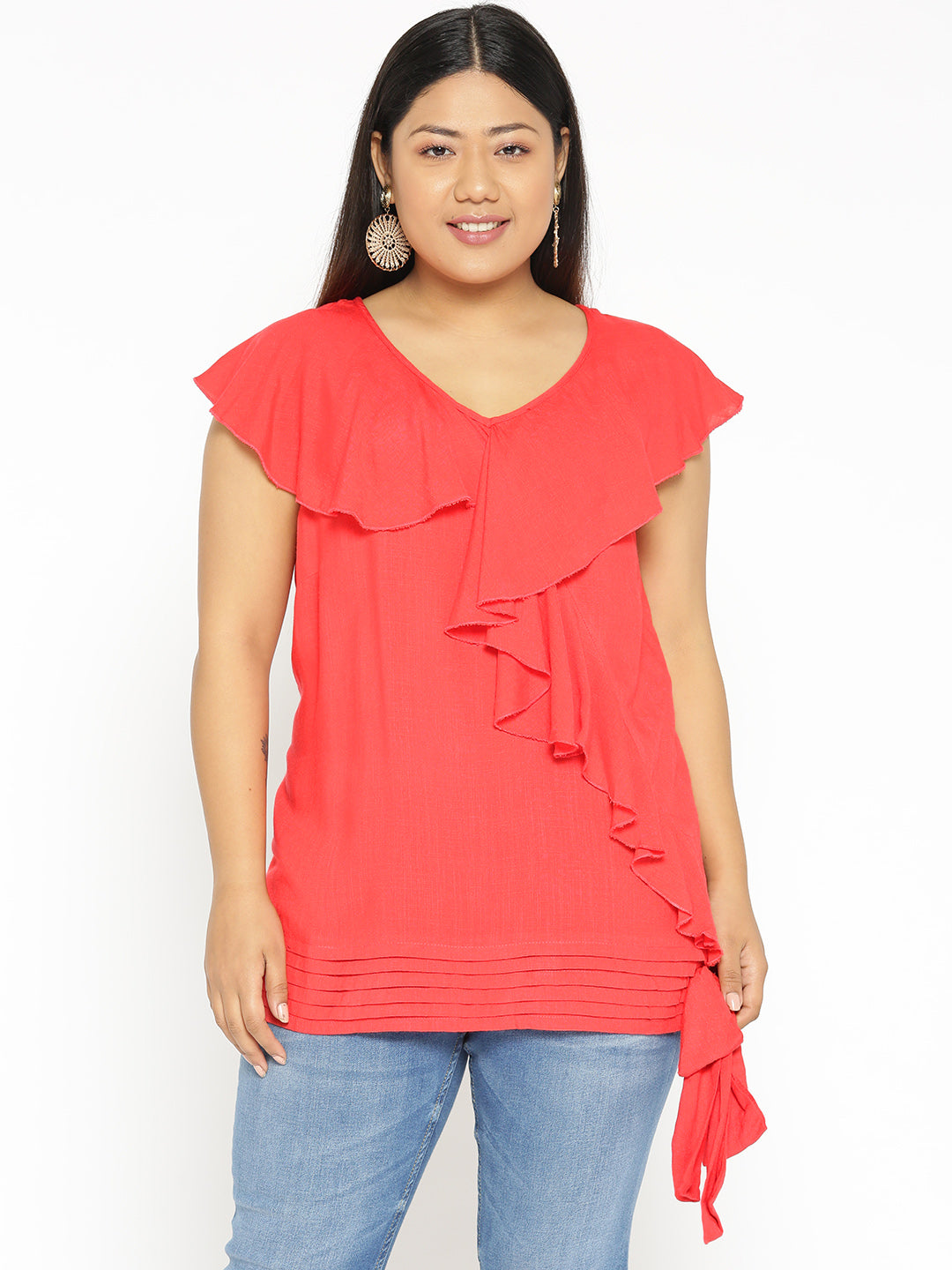 Stylish Plus Size Women Casual Top