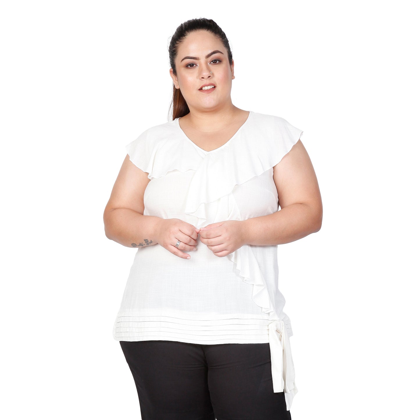 Stylish Plus Size Women Casual Top