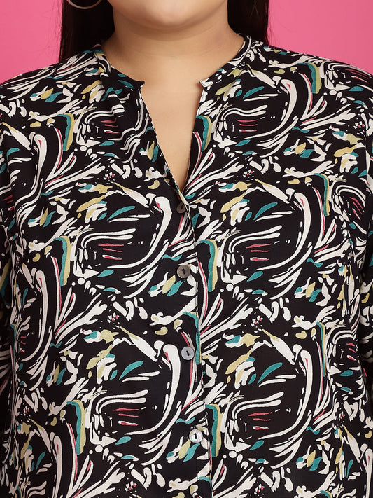 Stylish Plus Size Women Casual Top