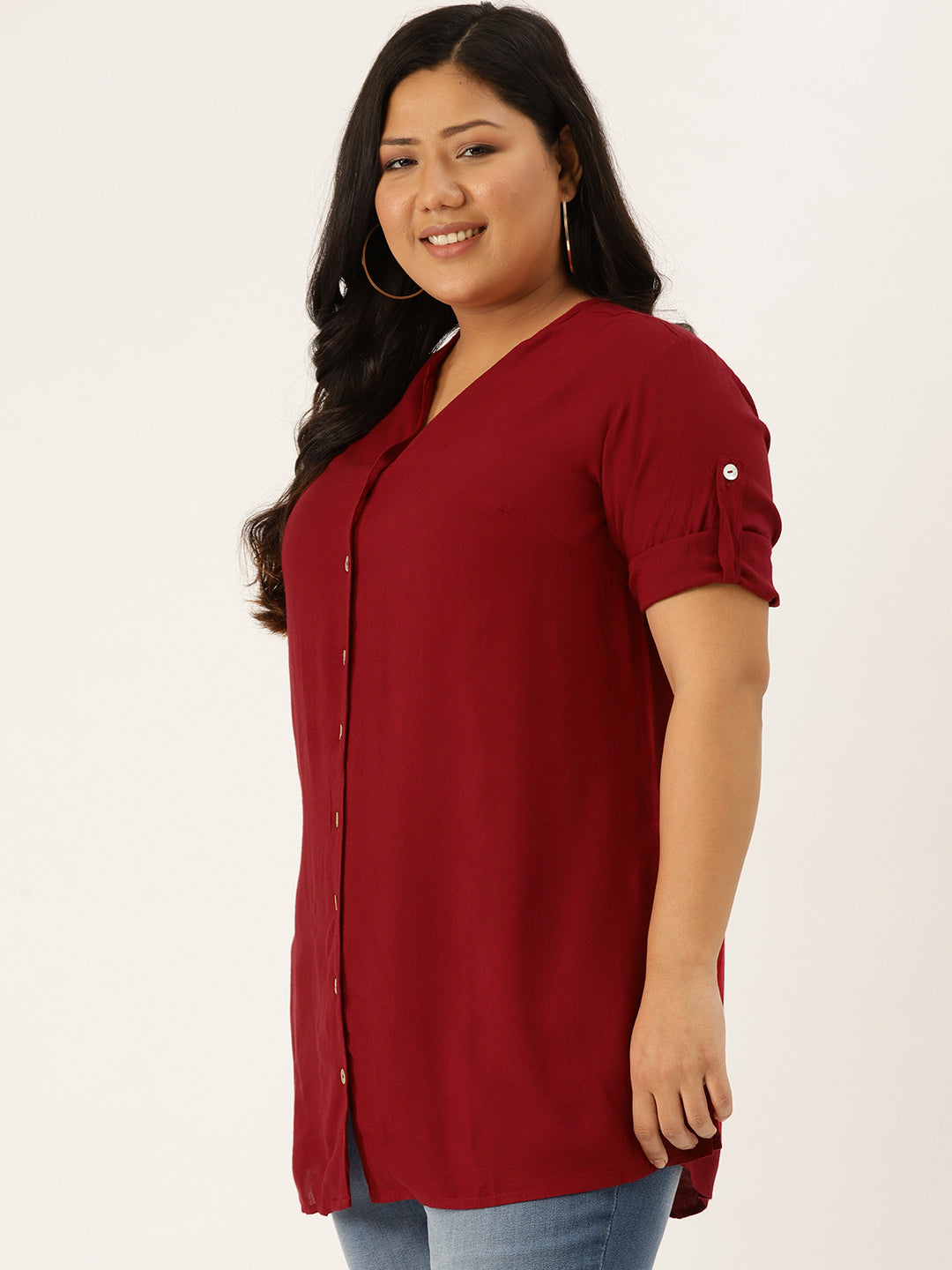 Stylish Plus Size Women Casual Top