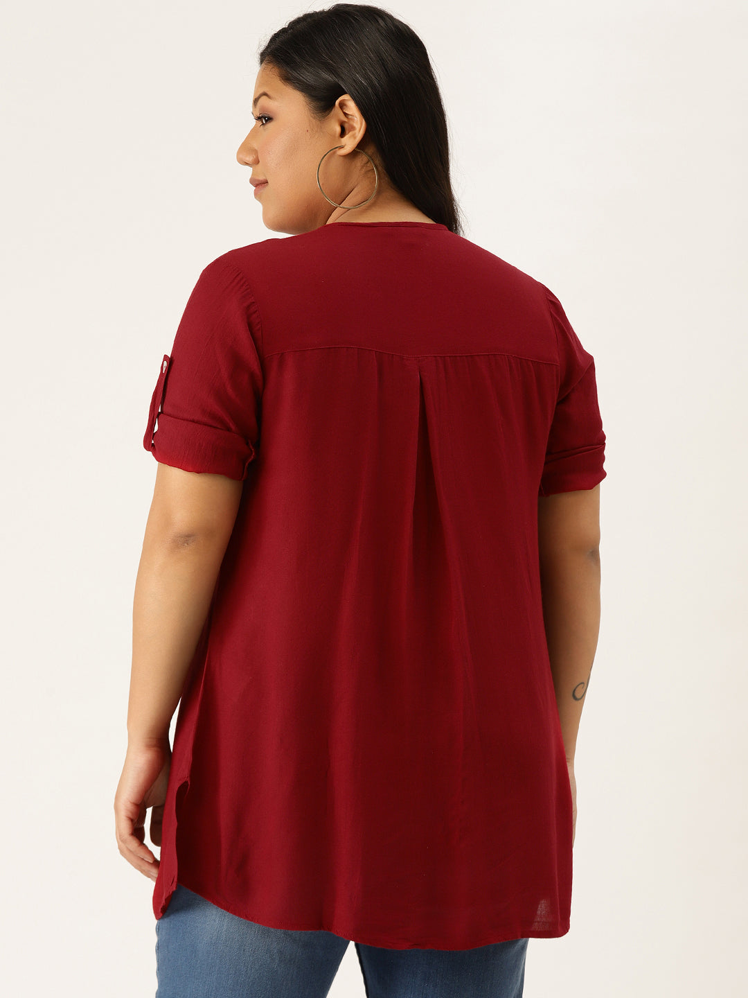 Stylish Plus Size Women Casual Top