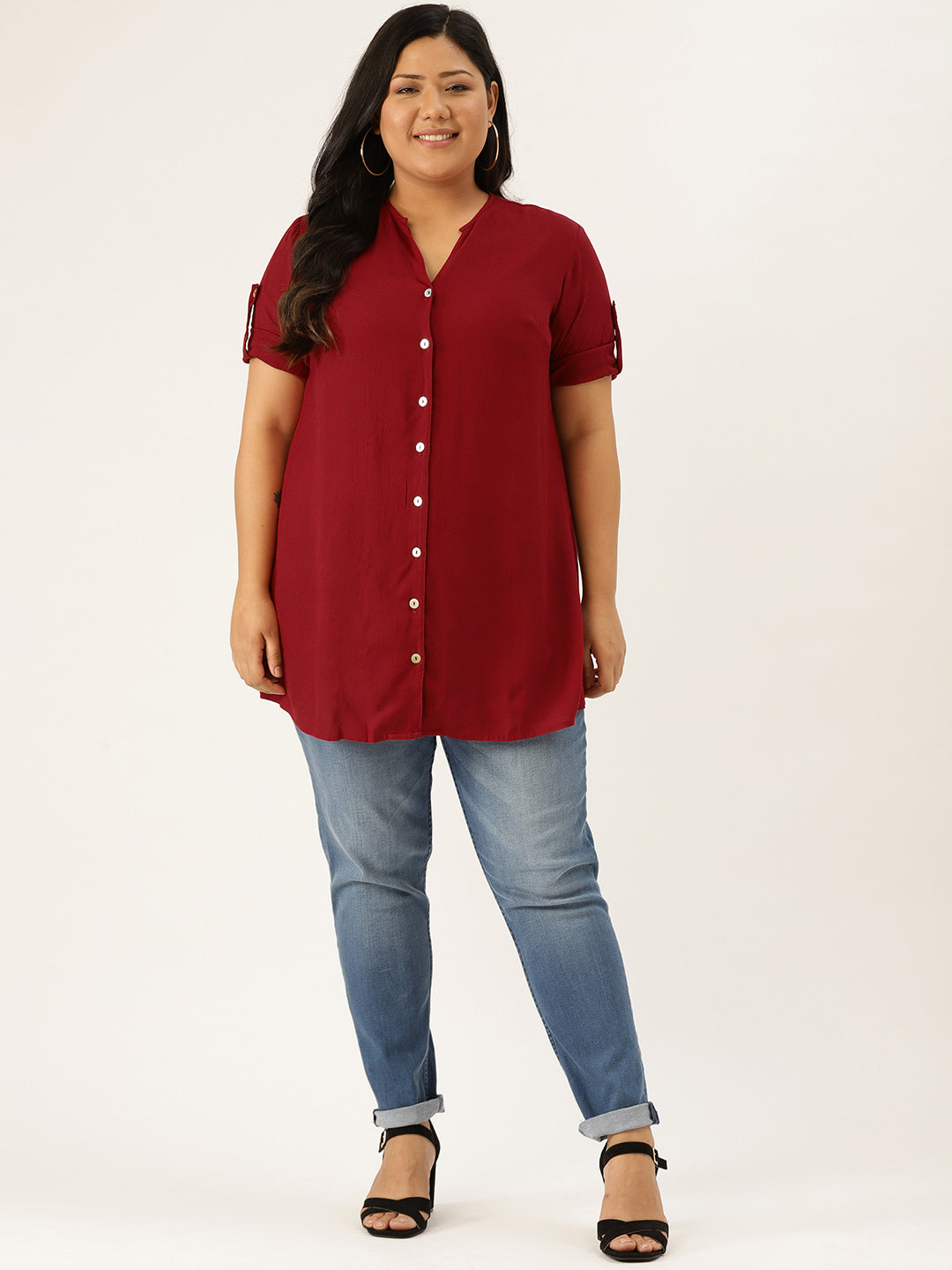 Stylish Plus Size Women Casual Top