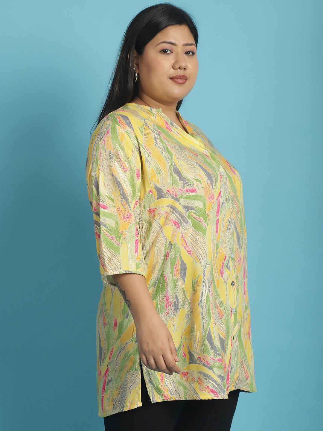 Stylish Plus Size Women Casual Top
