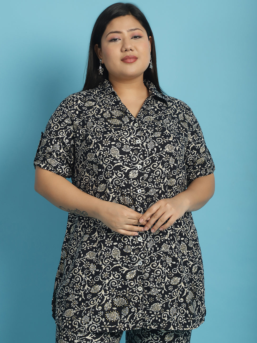 Stylish Plus Size Women Casual Top