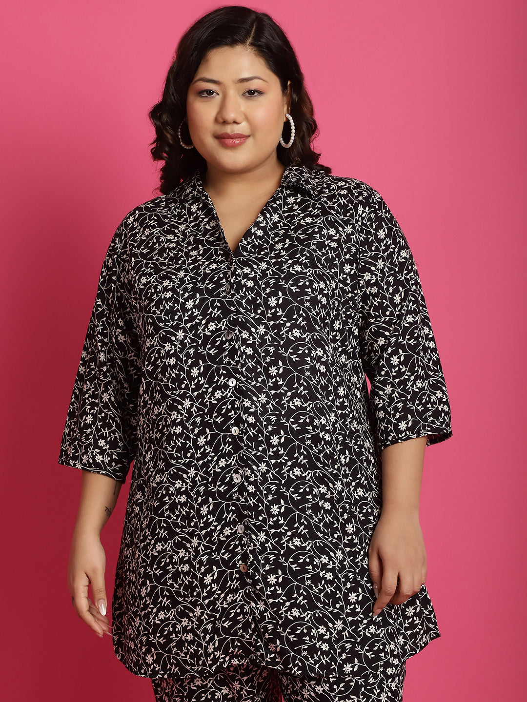 Stylish Plus Size Women Casual Top