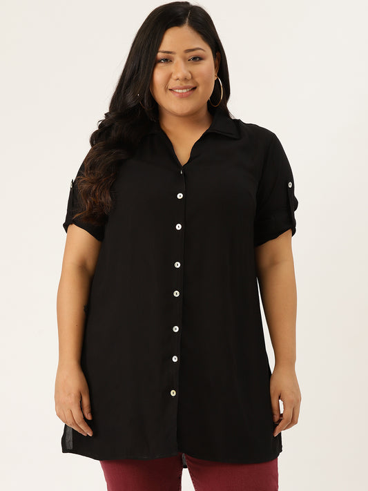 Stylish Plus Size Women Casual Top