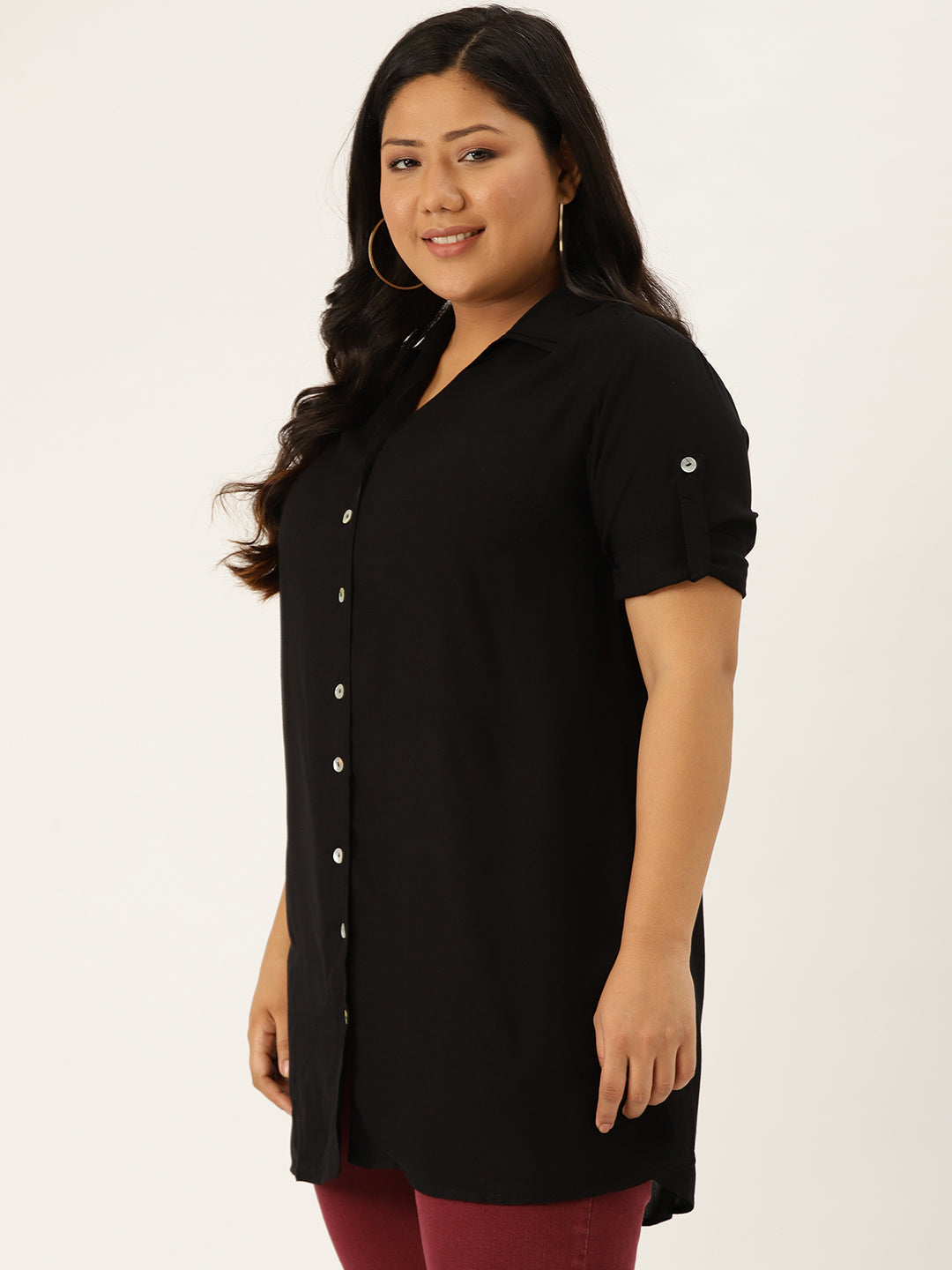 Stylish Plus Size Women Casual Top