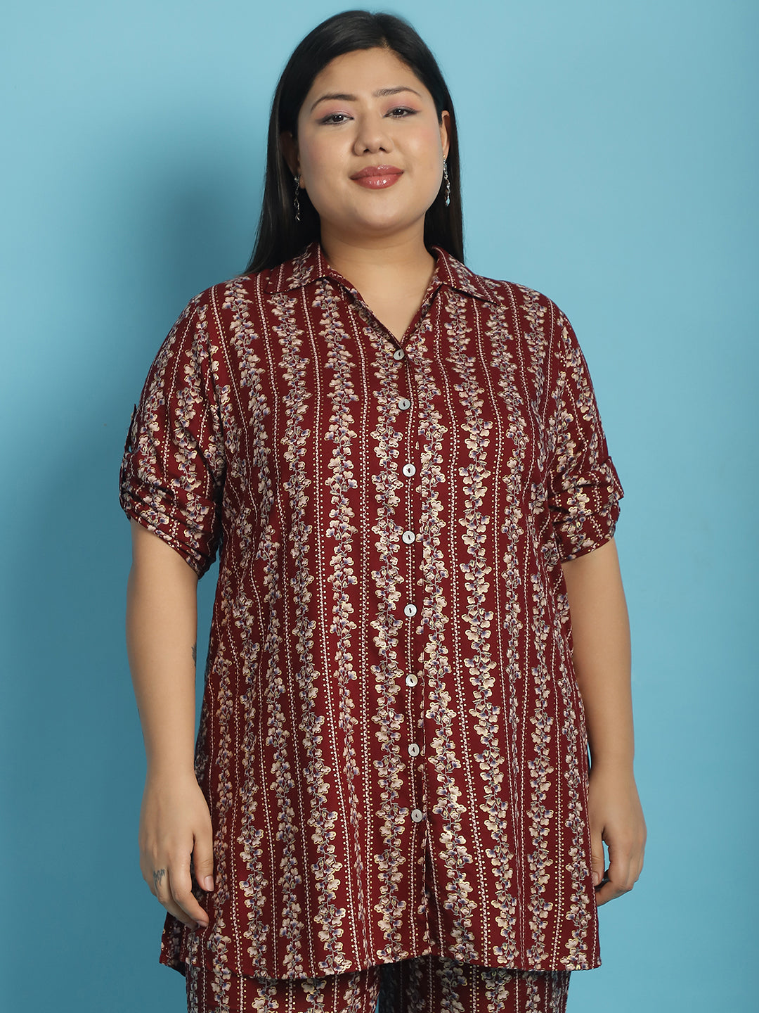 Stylish Plus Size Women Casual Top