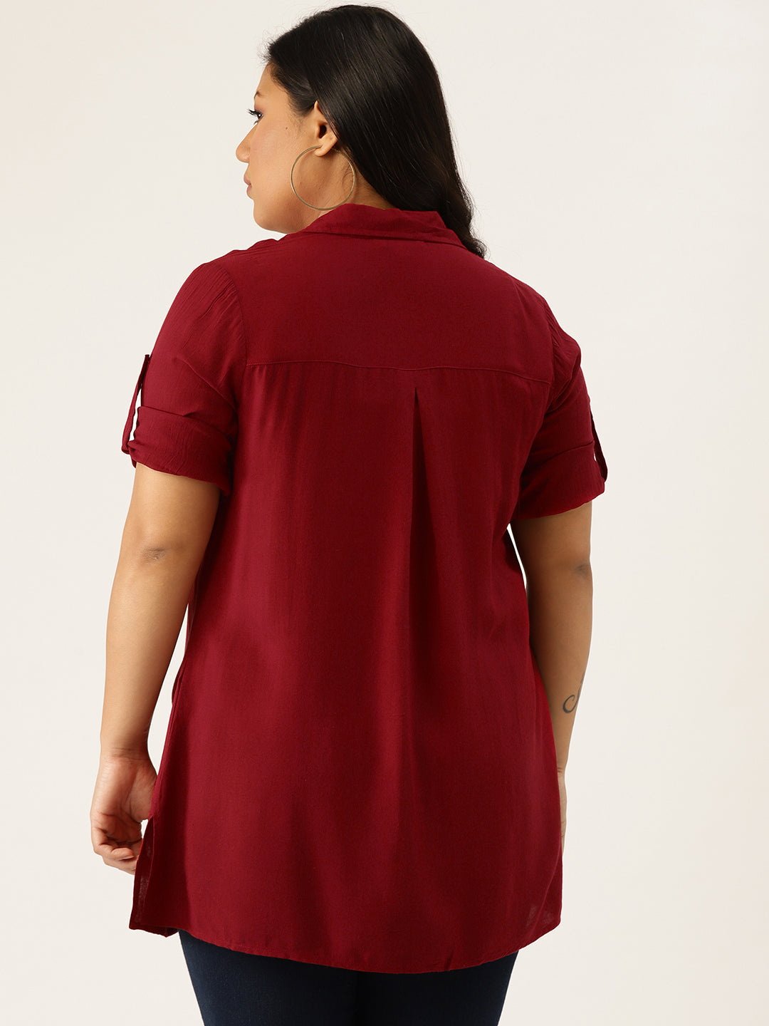 Stylish Plus Size Women Casual Top