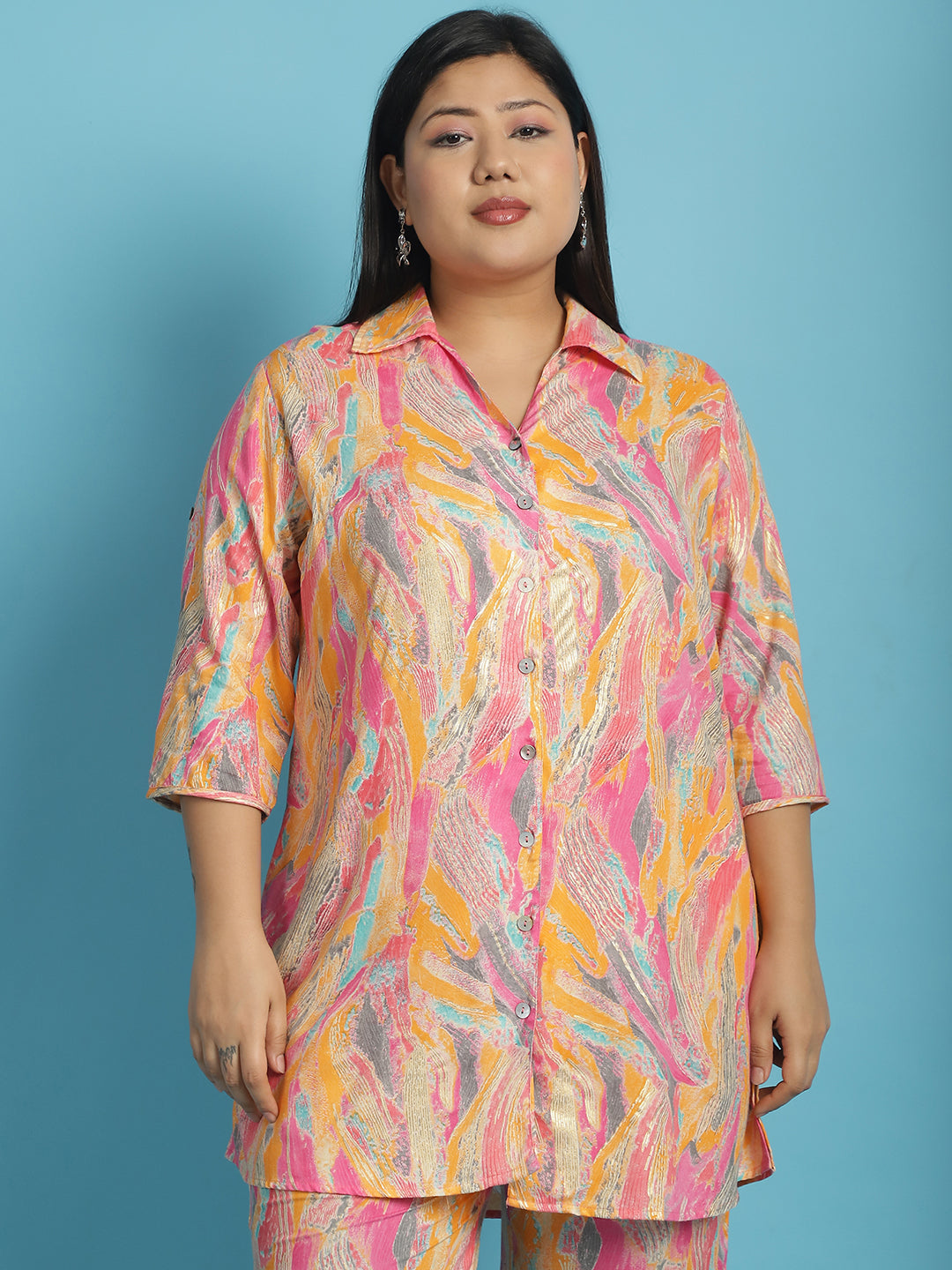 Stylish Plus Size Women Casual Top