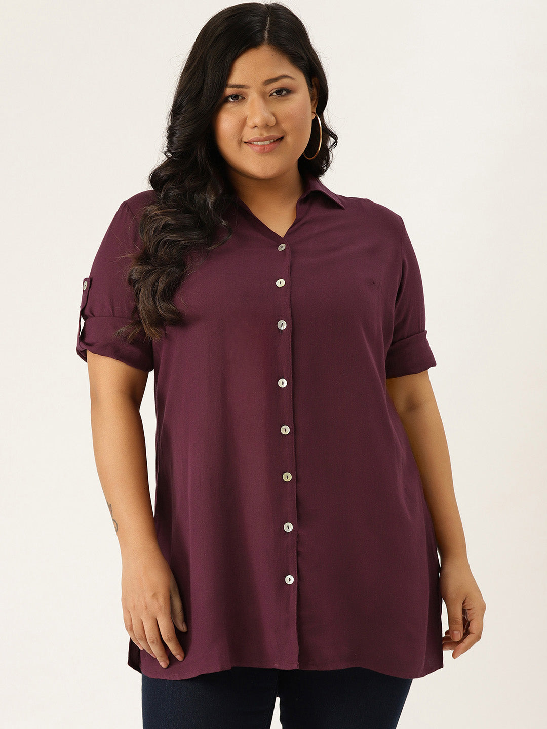 Stylish Plus Size Women Casual Top