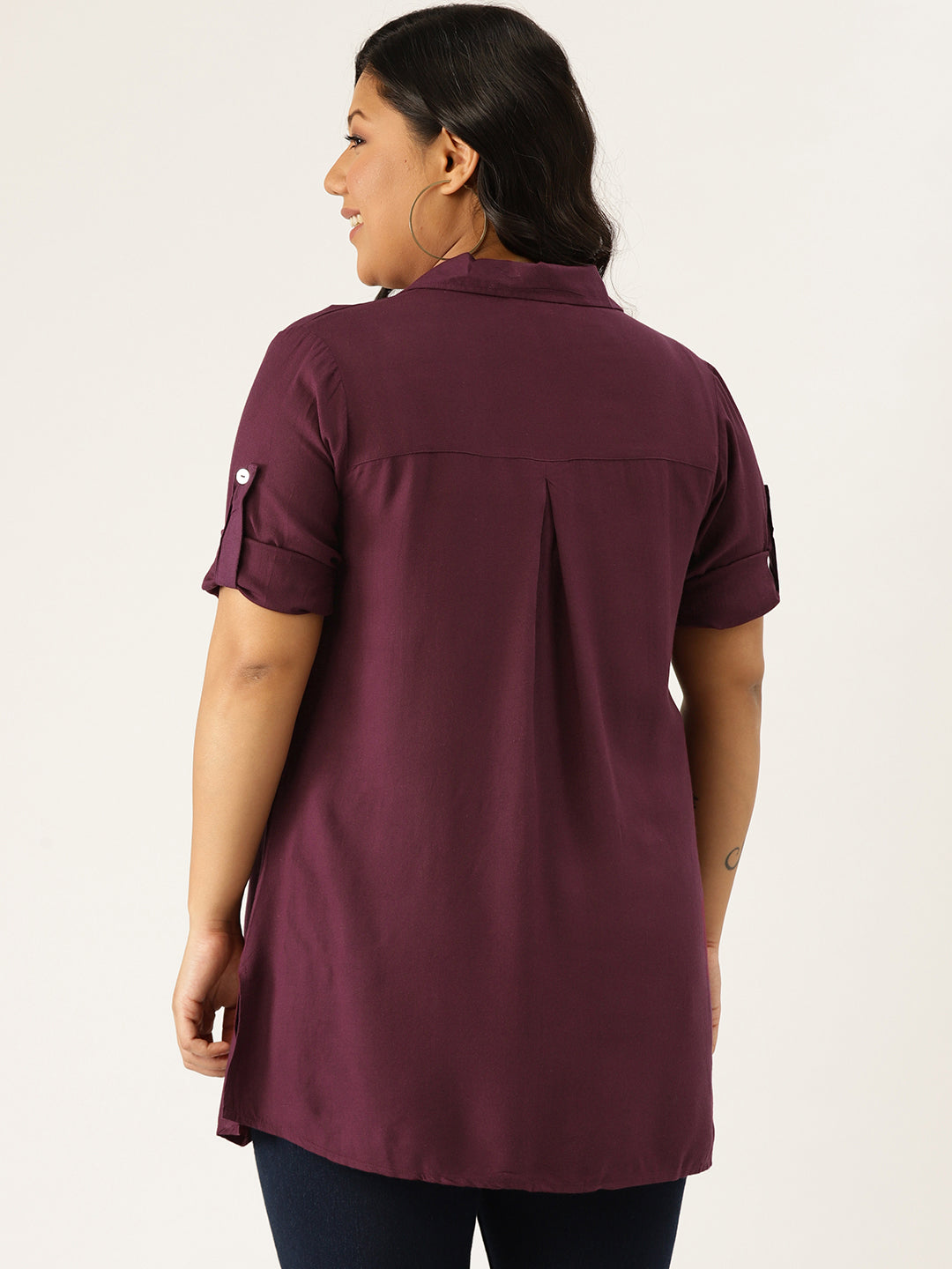 Stylish Plus Size Women Casual Top