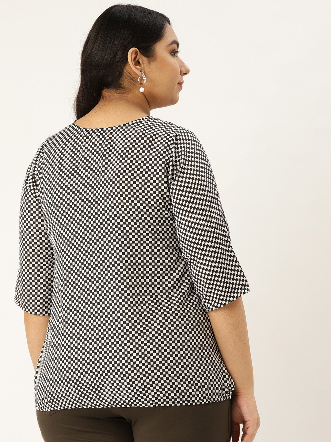 Stylish Plus Size Women Casual Top