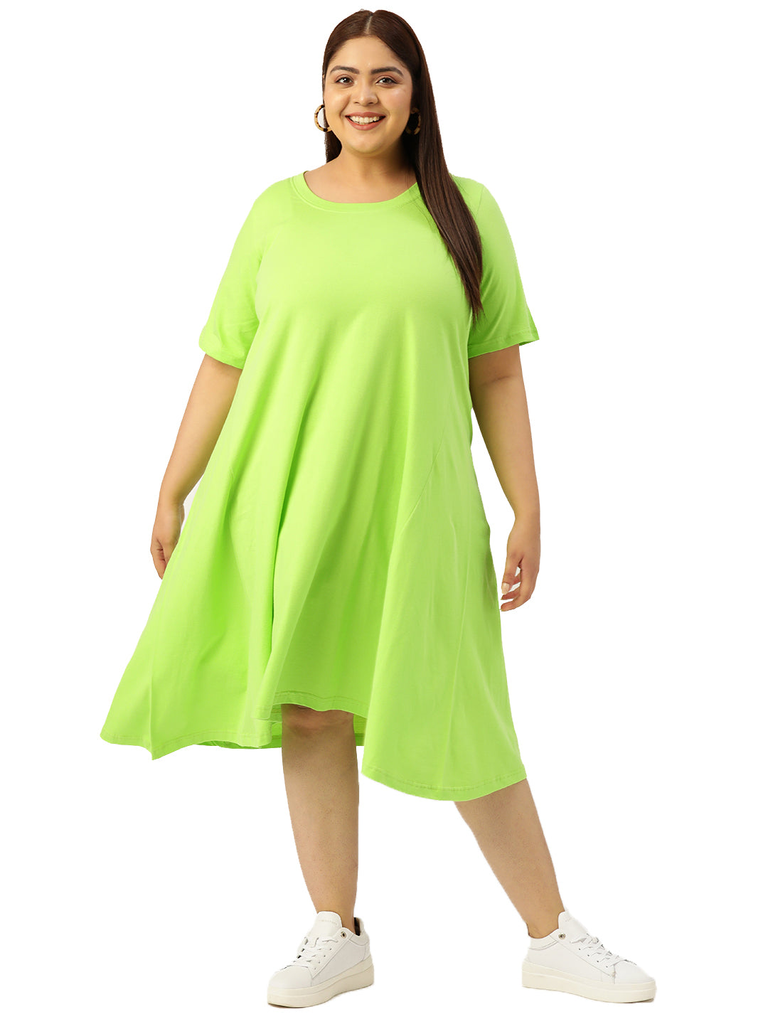 A-Line Midi Dress