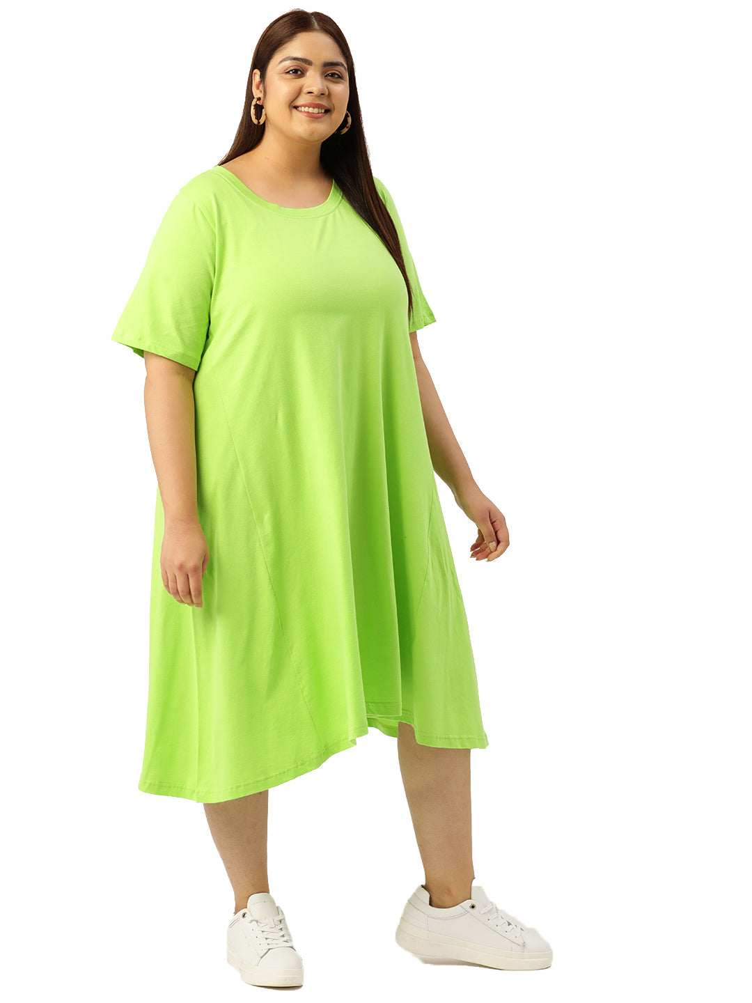 A-Line Midi Dress