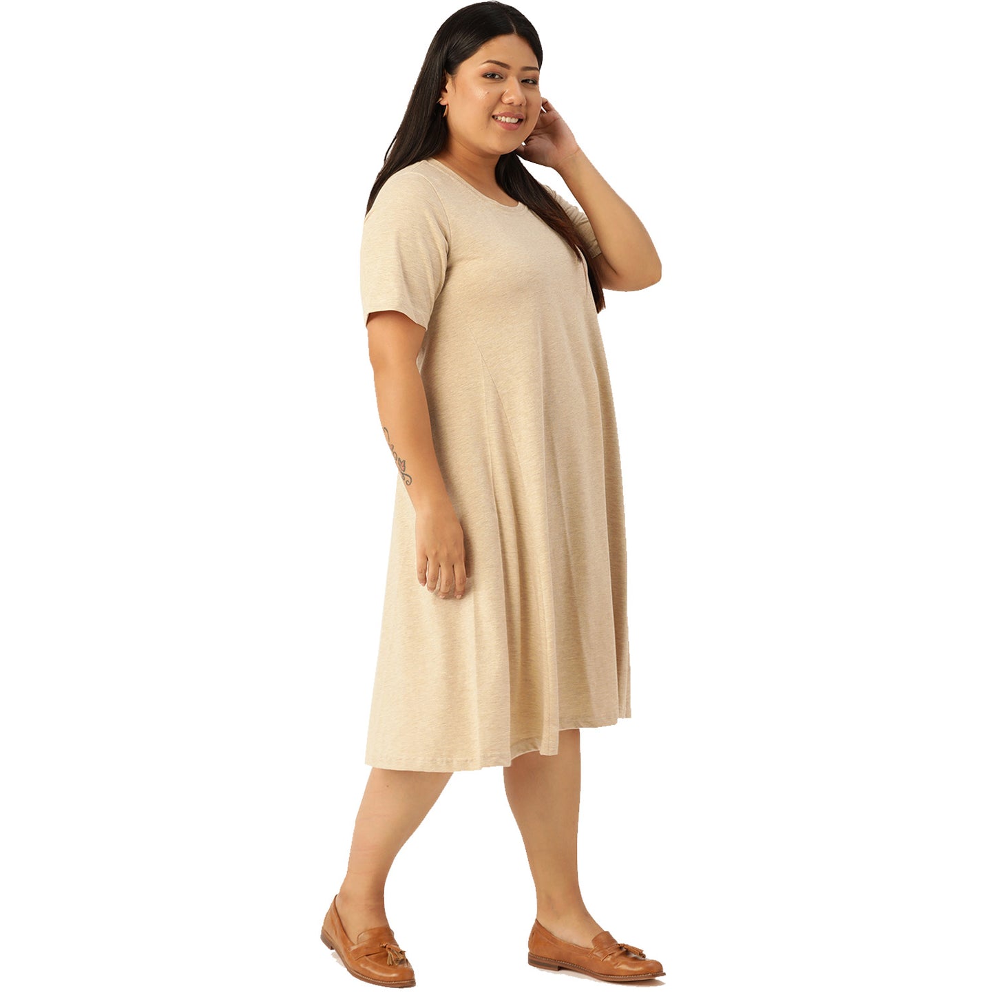 A-Line Midi Dress