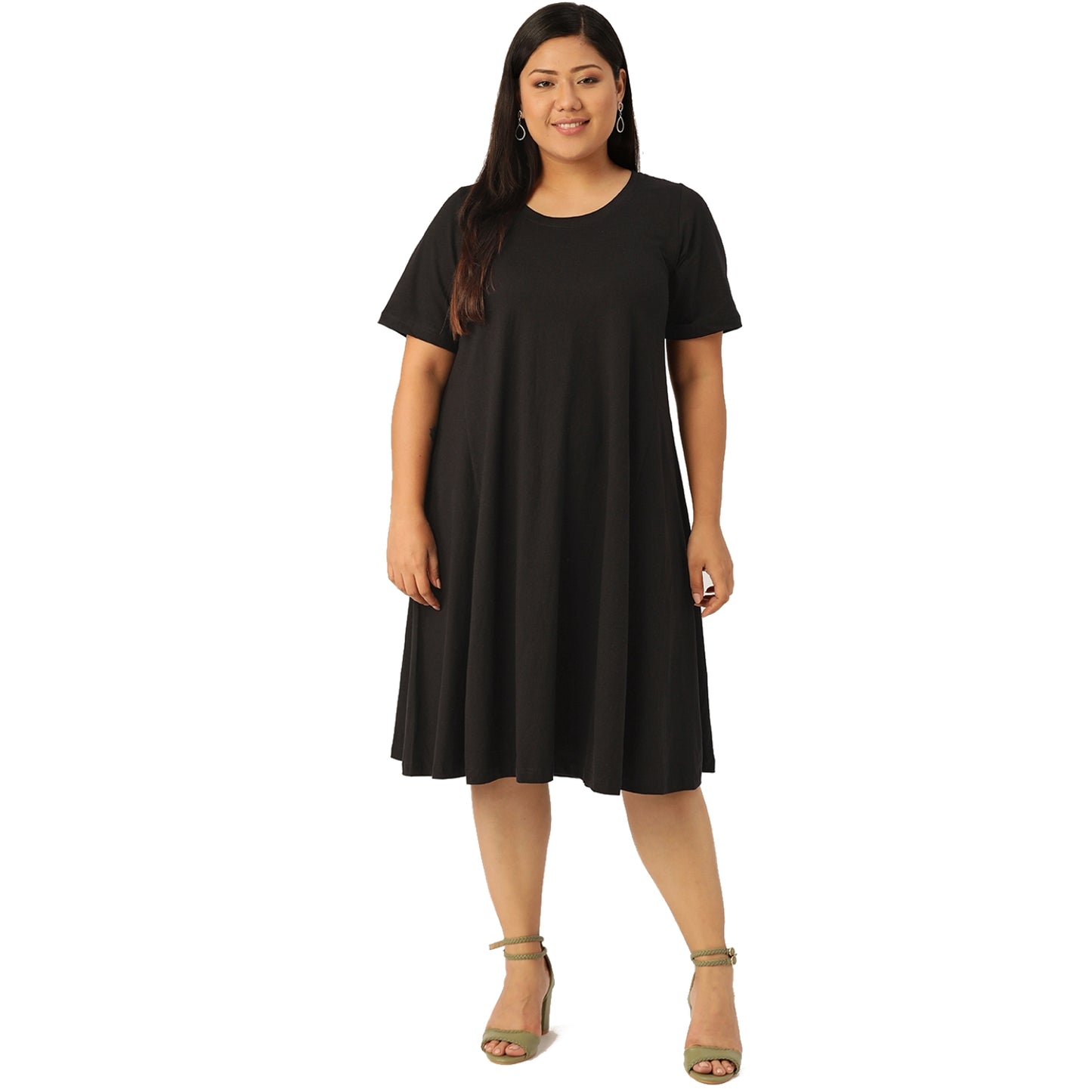 A-Line Midi Dress