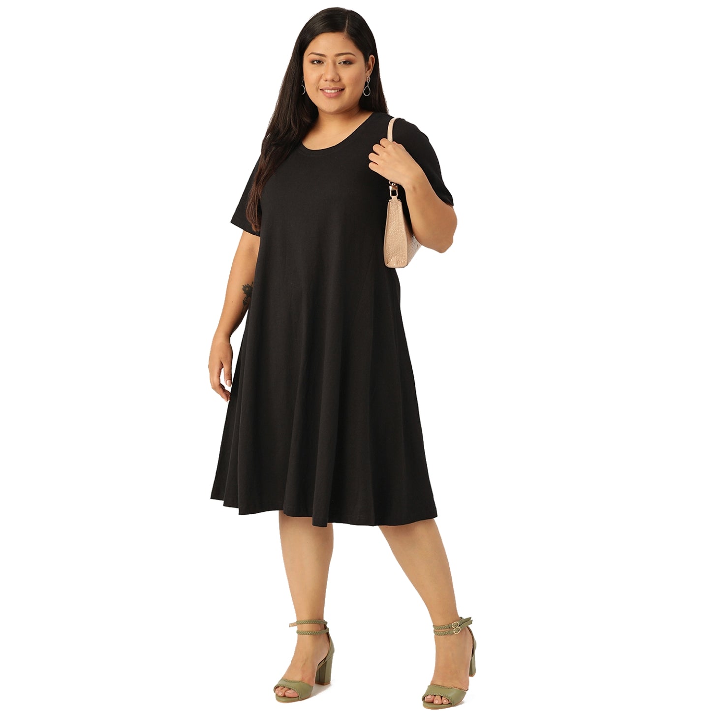 A-Line Midi Dress