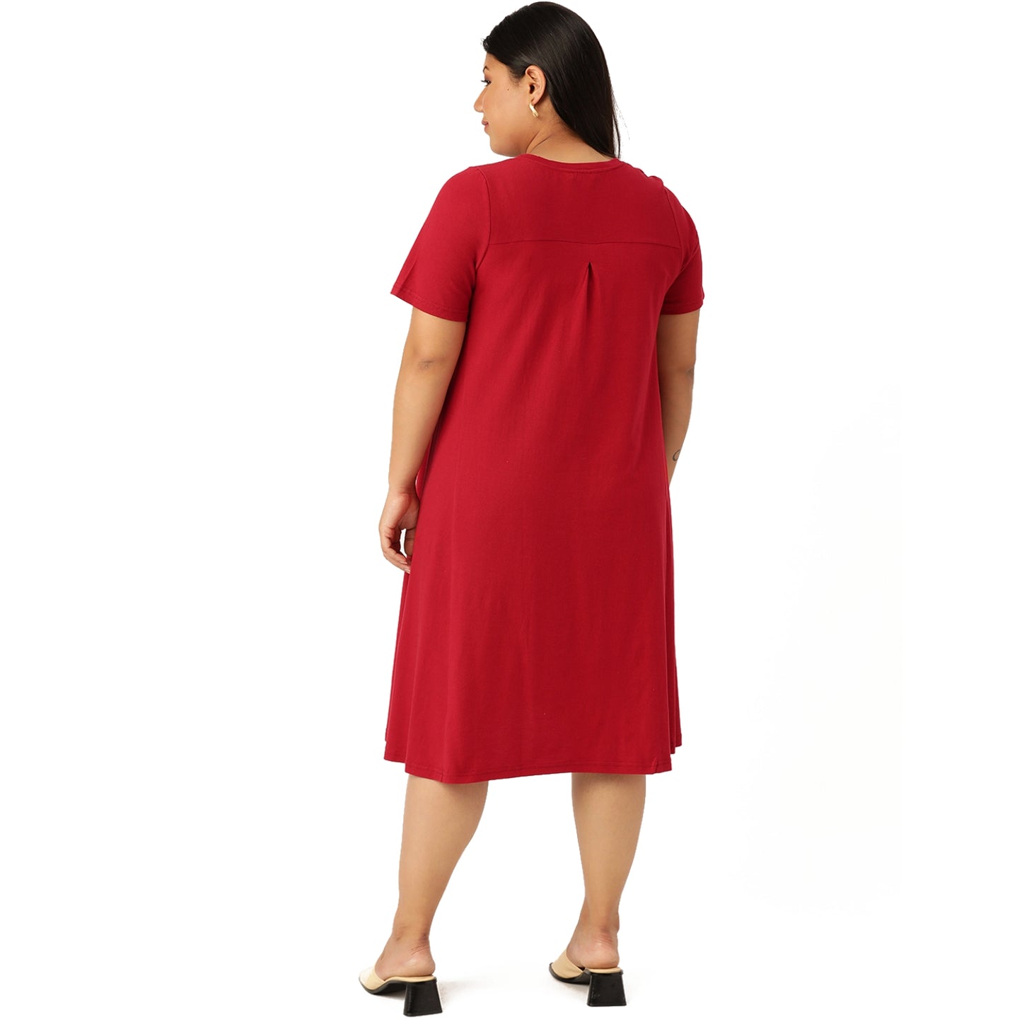 A-Line Midi Dress