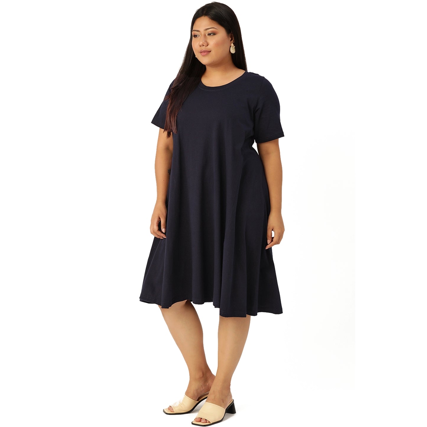A-Line Midi Dress