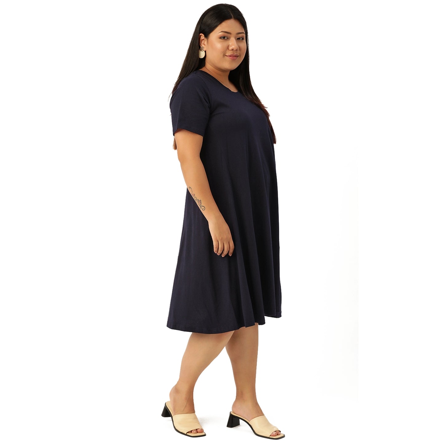 A-Line Midi Dress
