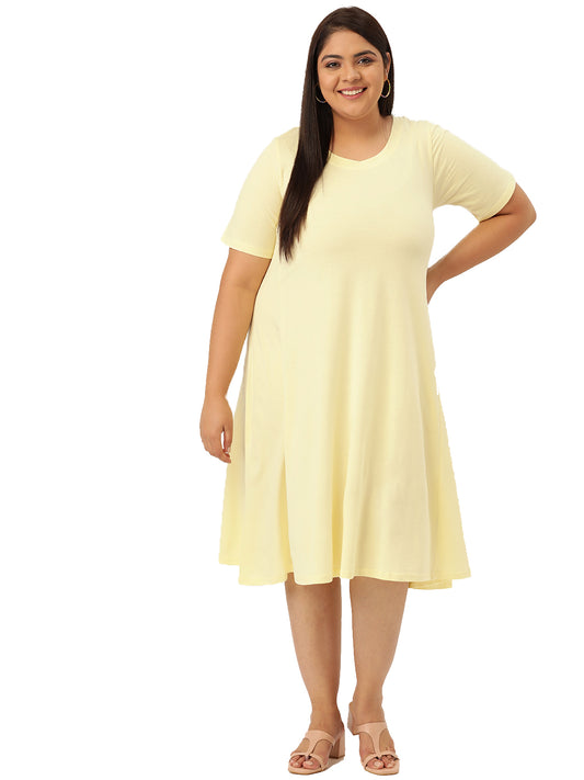 A-Line Midi Dress