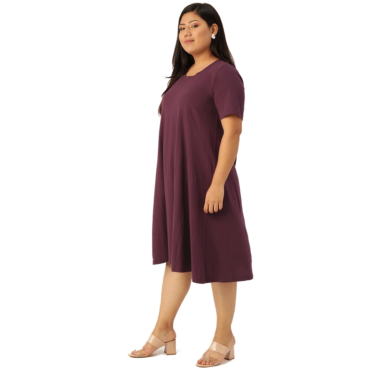 A-Line Midi Dress