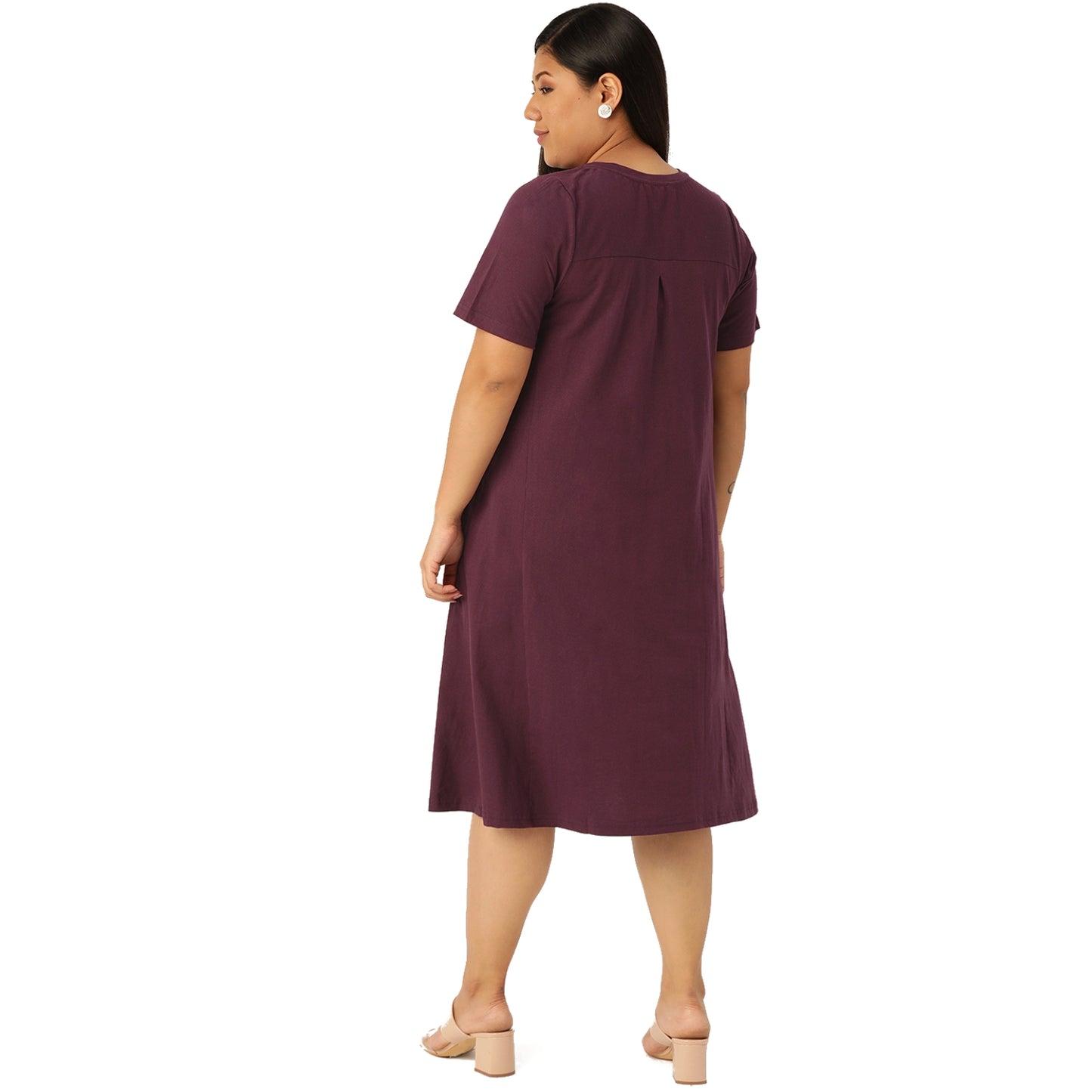A-Line Midi Dress