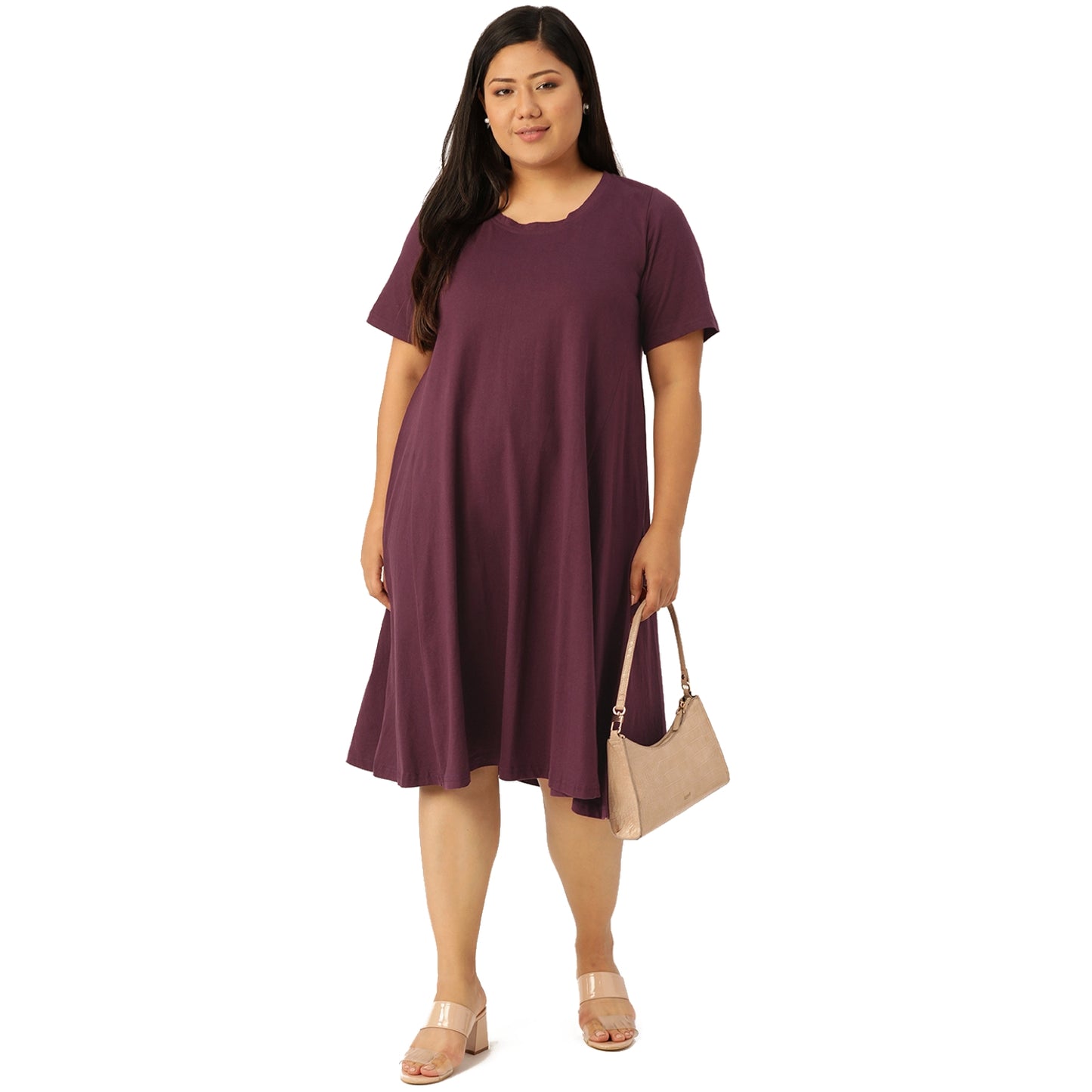A-Line Midi Dress