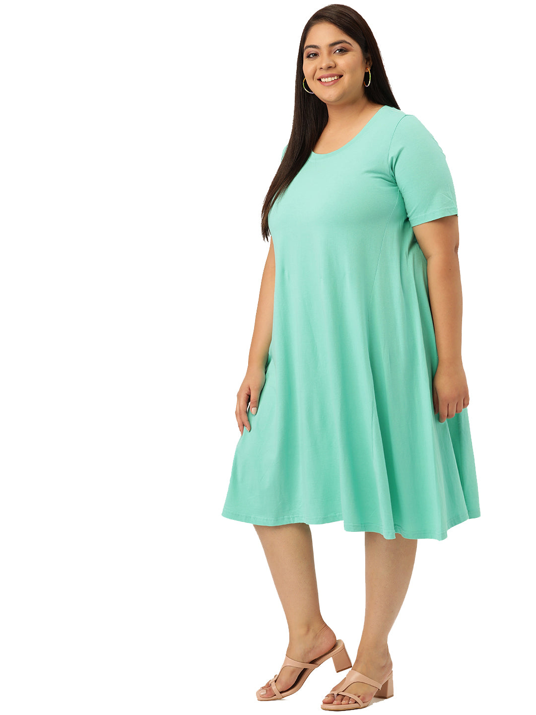 A-Line Midi Dress