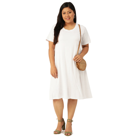 A-Line Midi Dress