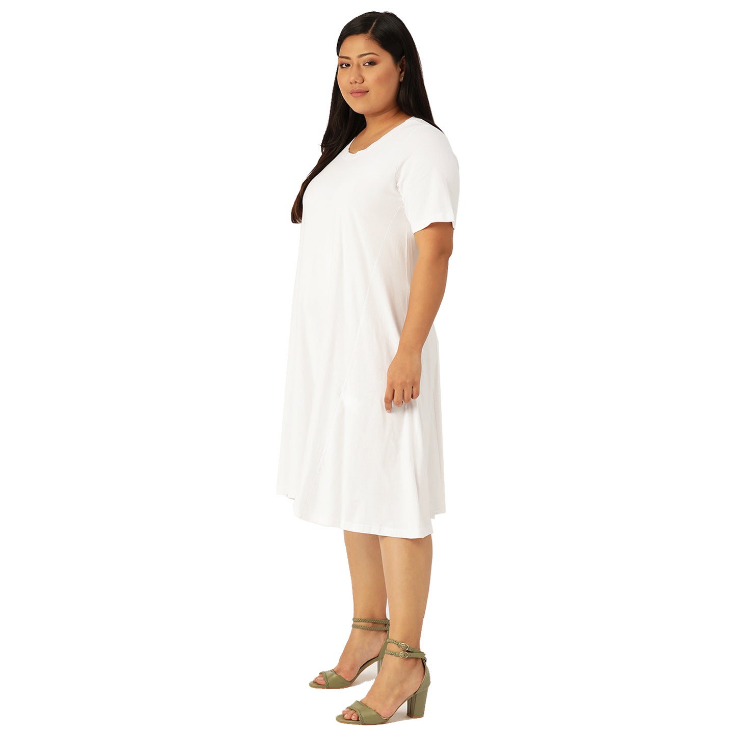 A-Line Midi Dress