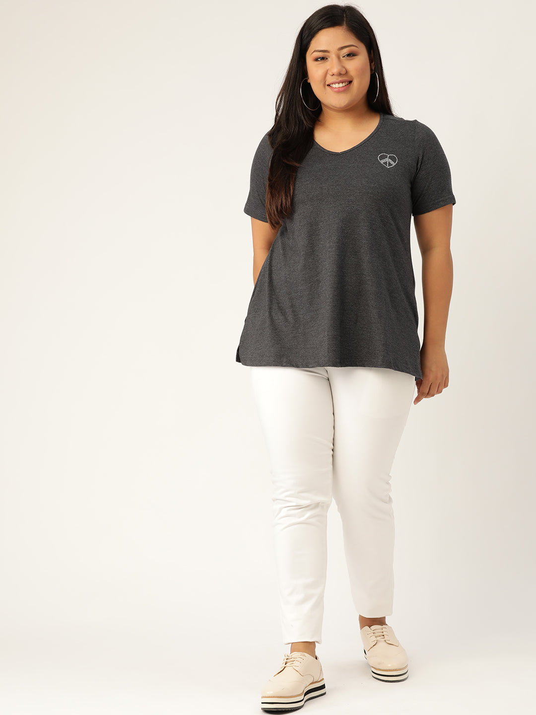 Elegant Plus Size Casual Wear Top for Women