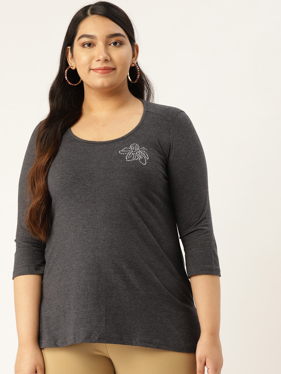 Elegant Plus Size Casual Wear Top for Women