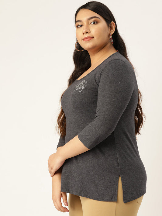 Elegant Plus Size Casual Wear Top for Women