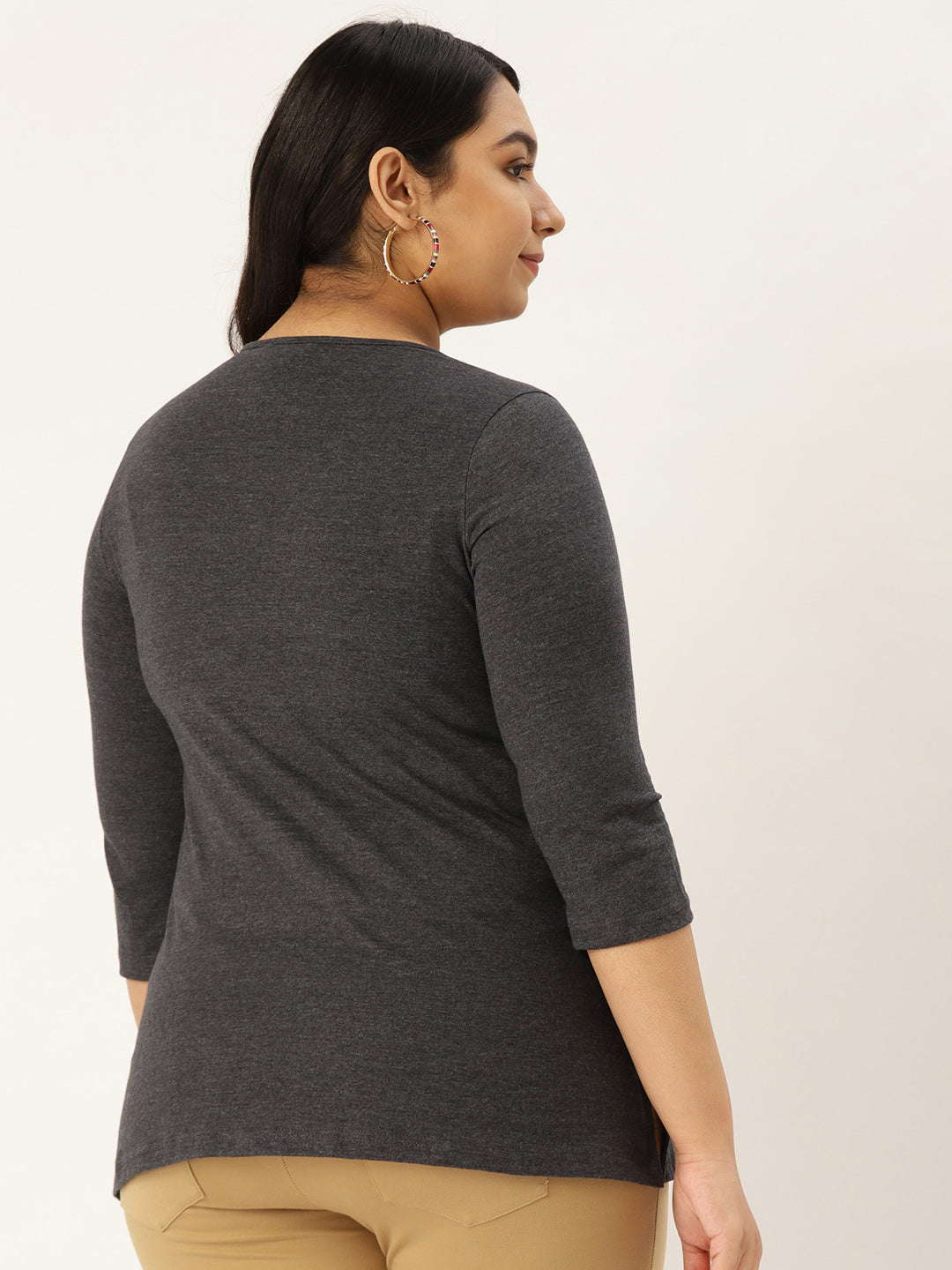 Elegant Plus Size Casual Wear Top for Women