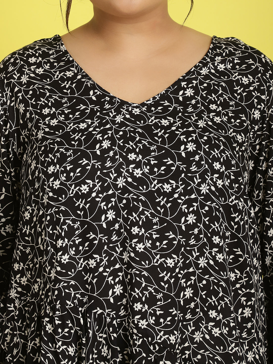 Plus Size Ruffles Top
