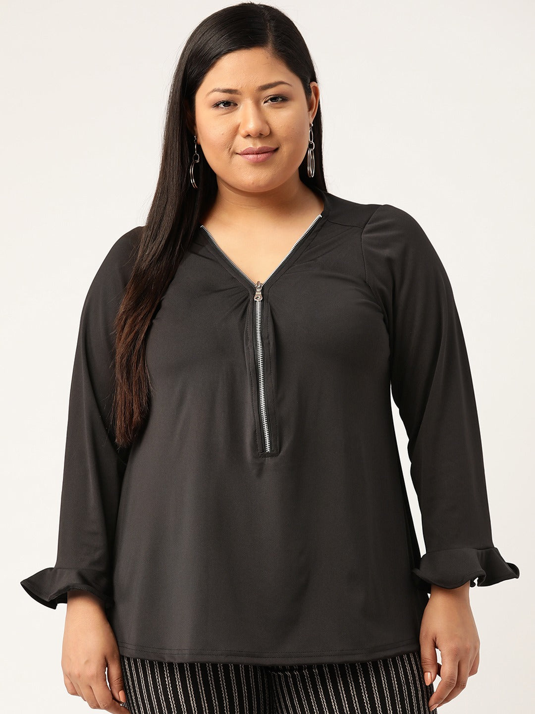 Elegant Plus Size Casual Wear Top for Women