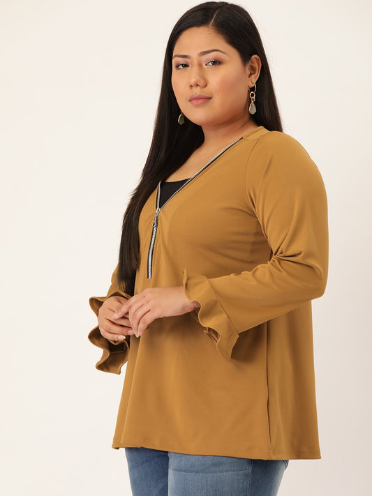 Elegant Plus Size Casual Wear Top for Women