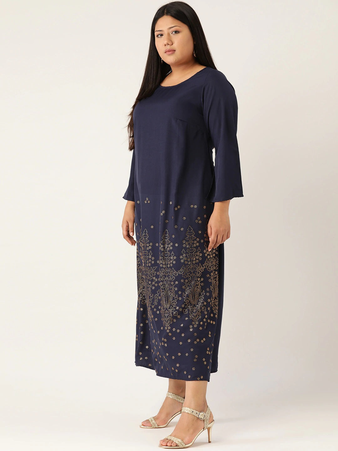 Trendy Plus Size Women’s Western Dress