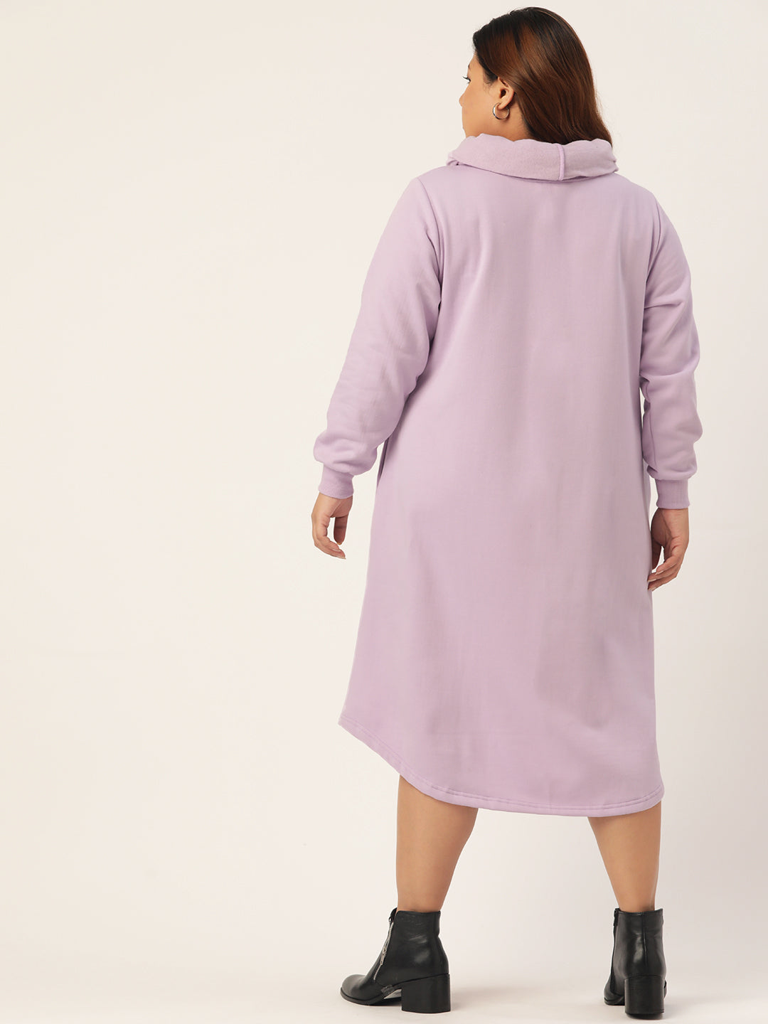 Flow State Midi Fleece Dress