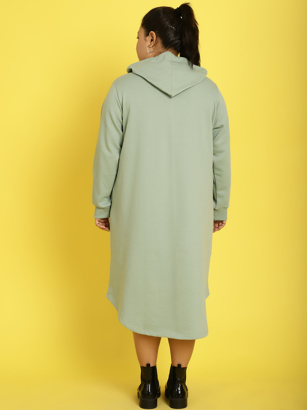 Flow State Midi Fleece Dress
