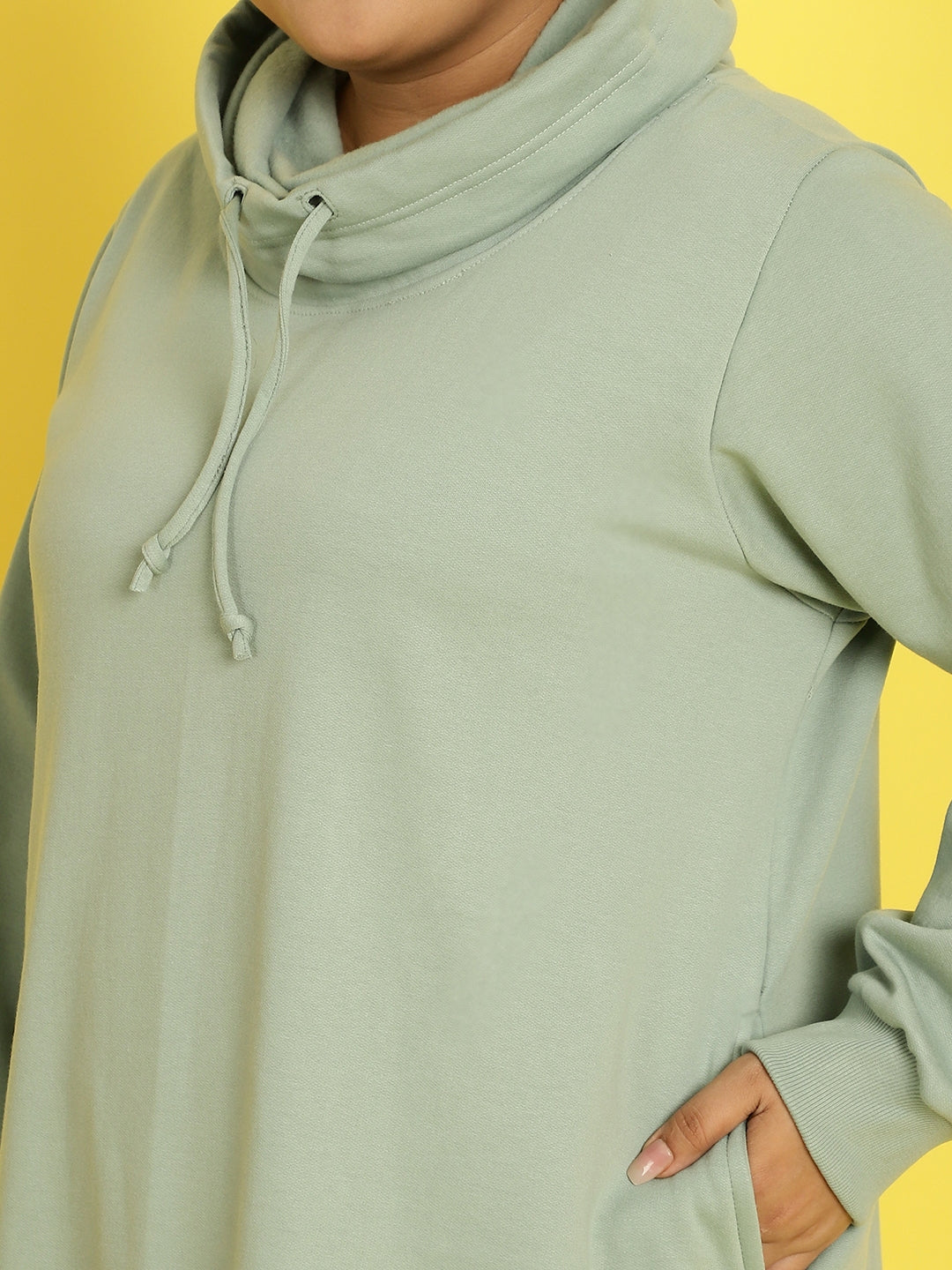 Flow State Midi Fleece Dress