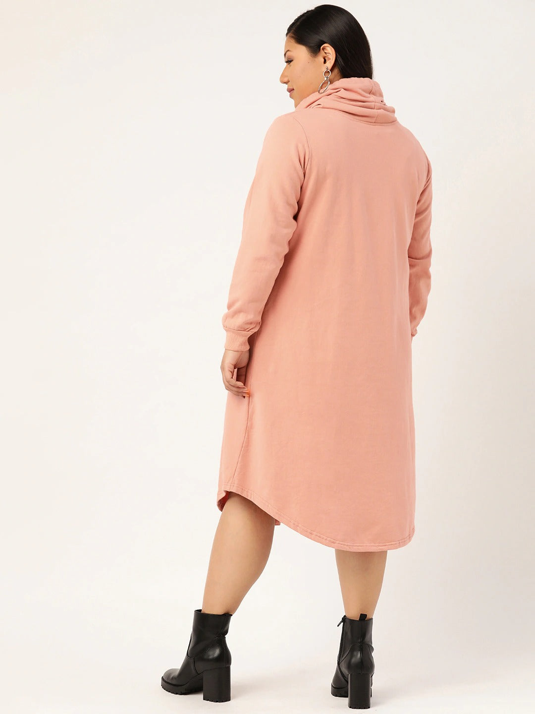 Flow State Midi Fleece Dress