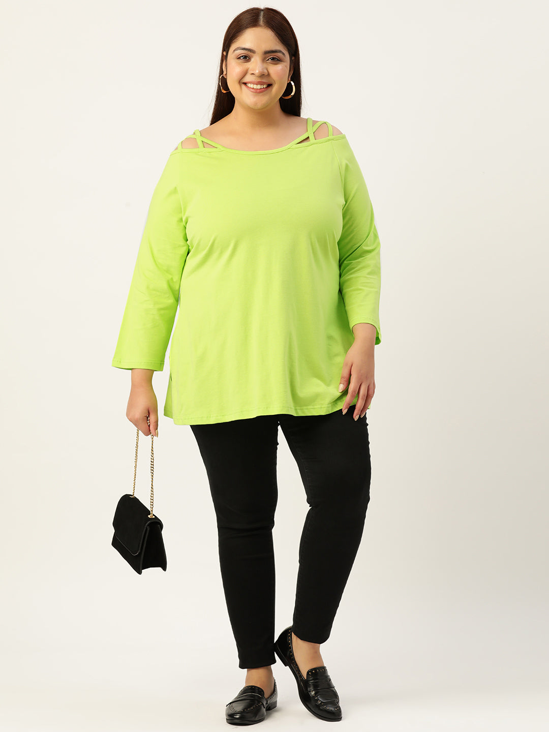 Plus Size Cotton Knitted Top