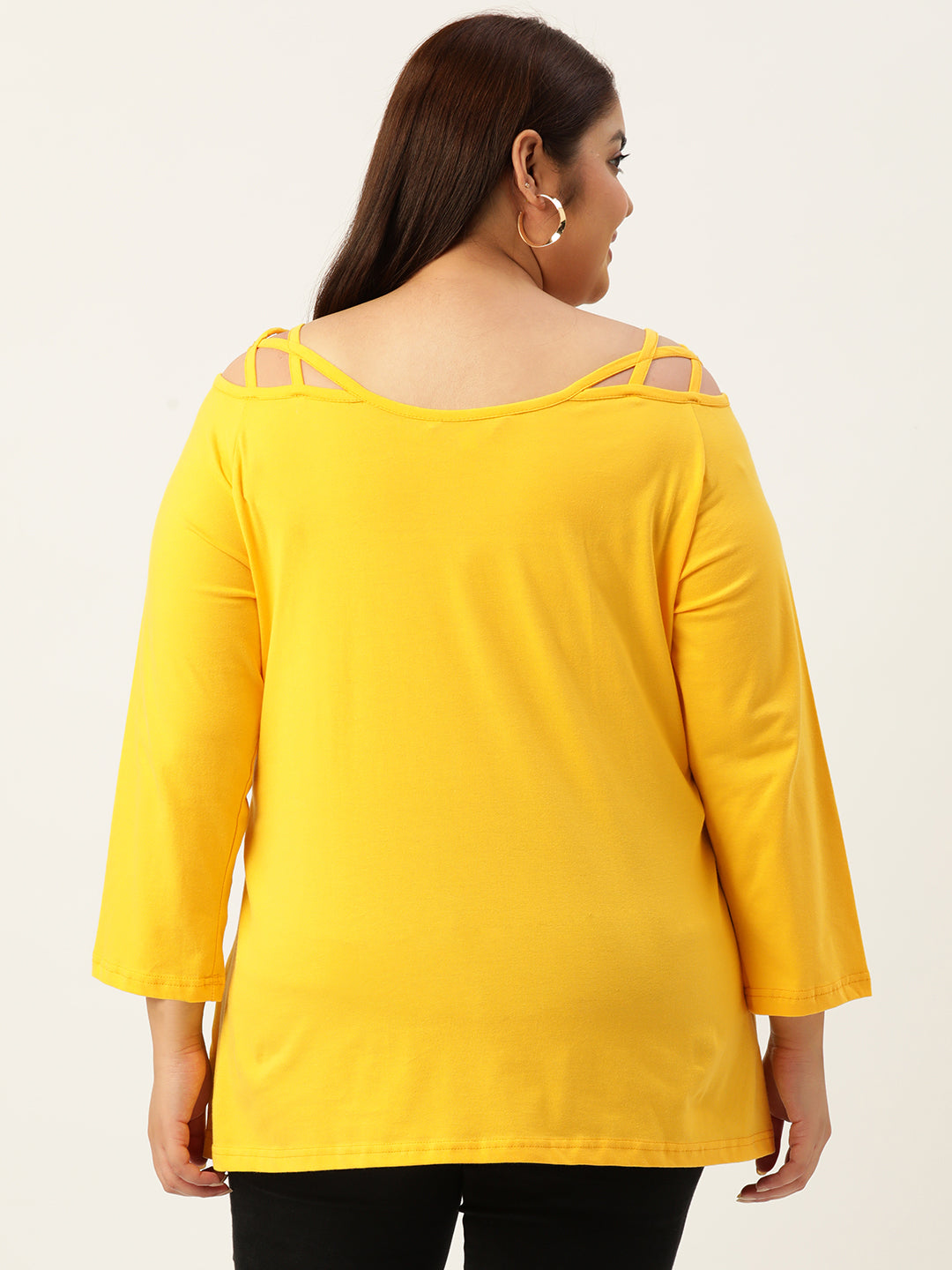 Plus Size Cotton Knitted Top