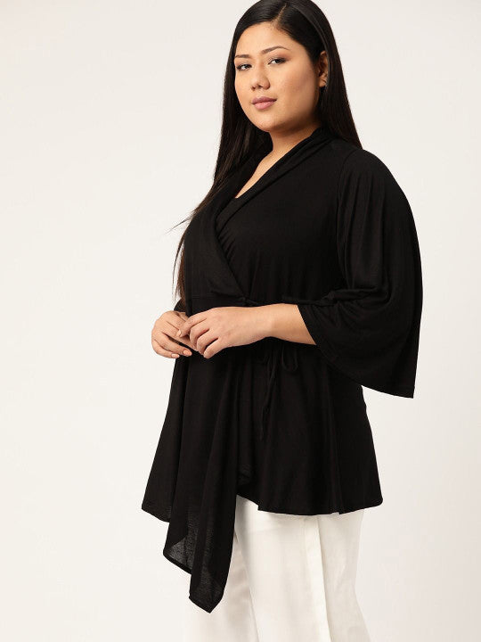 Plus Size Viscose Knitted Top