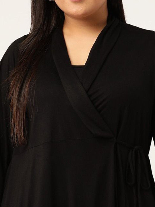 Plus Size Viscose Knitted Top