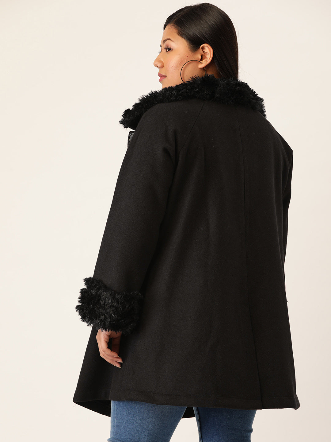 Velour Crest Coat